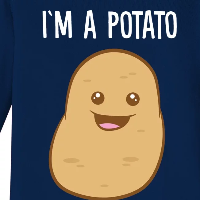 Im A Potato Gift Baby Long Sleeve Bodysuit