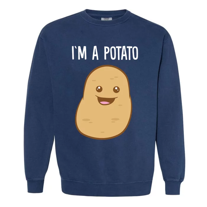 Im A Potato Gift Garment-Dyed Sweatshirt