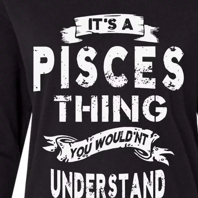 It's a Pisces Thing Zodiac Gift For Wo Womens Cotton Relaxed Long Sleeve T-Shirt