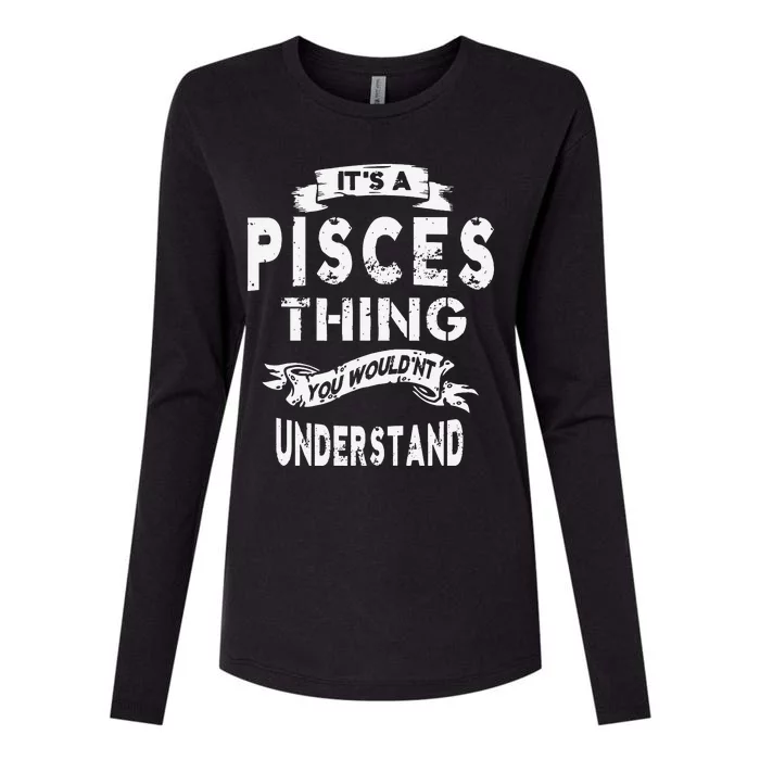 It's a Pisces Thing Zodiac Gift For Wo Womens Cotton Relaxed Long Sleeve T-Shirt