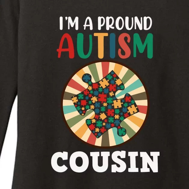 I'm A Proud Autism Cousin Family Matching Autism Awareness Month Womens CVC Long Sleeve Shirt