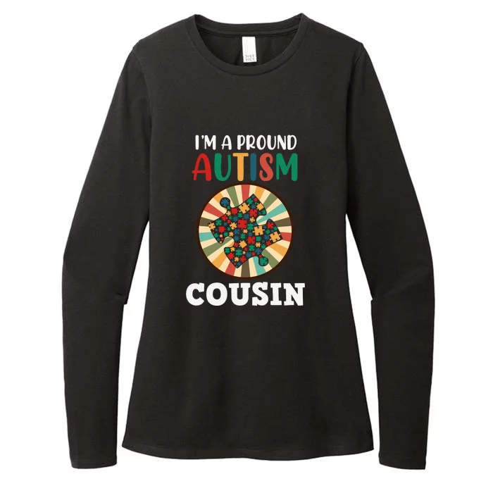 I'm A Proud Autism Cousin Family Matching Autism Awareness Month Womens CVC Long Sleeve Shirt