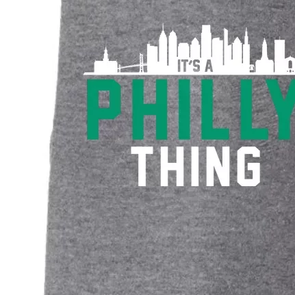 It's A Philly Thing City Skyline Pride Doggie 3-End Fleece Hoodie