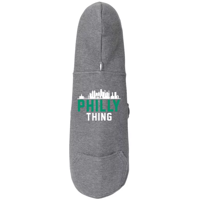 It's A Philly Thing City Skyline Pride Doggie 3-End Fleece Hoodie