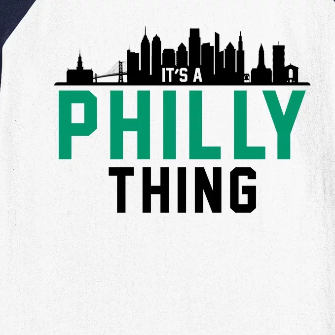 It's A Philly Thing City Skyline Pride Baseball Sleeve Shirt