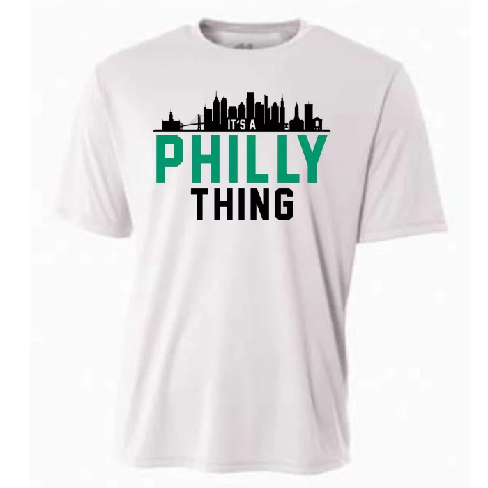 It's A Philly Thing City Skyline Pride Cooling Performance Crew T-Shirt