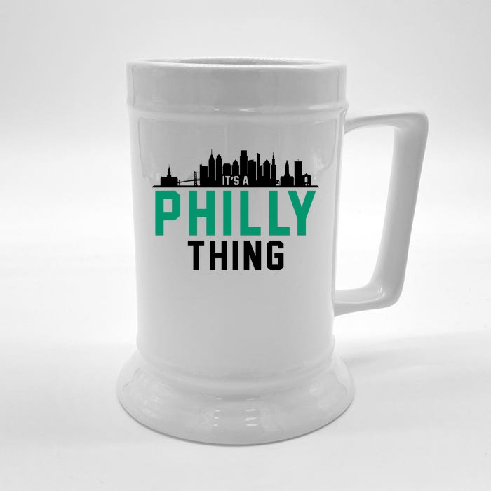 It's A Philly Thing City Skyline Pride Front & Back Beer Stein