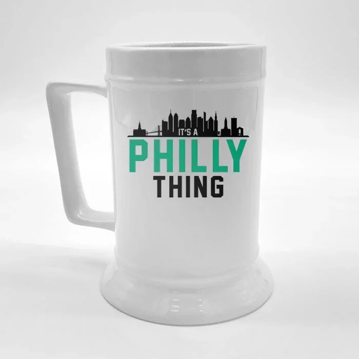 It's A Philly Thing City Skyline Pride Front & Back Beer Stein