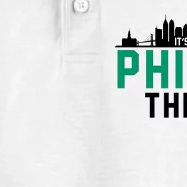 It's A Philly Thing City Skyline Pride Dry Zone Grid Performance Polo