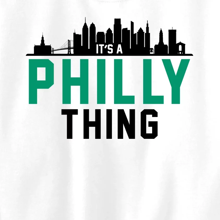 It's A Philly Thing City Skyline Pride Kids Sweatshirt