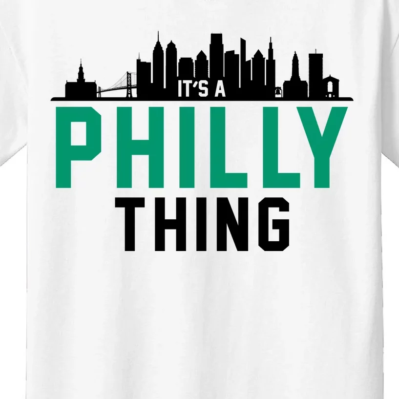 It's A Philly Thing City Skyline Pride Kids T-Shirt