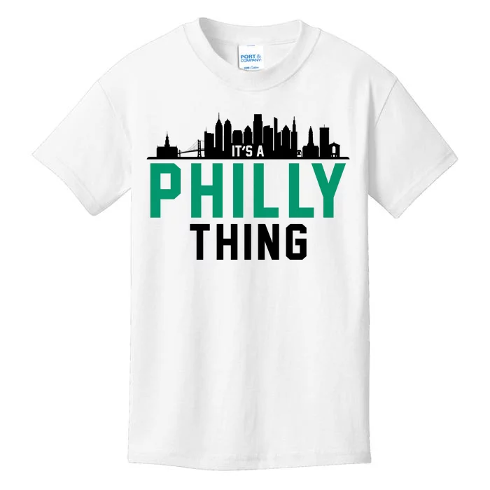 It's A Philly Thing City Skyline Pride Kids T-Shirt