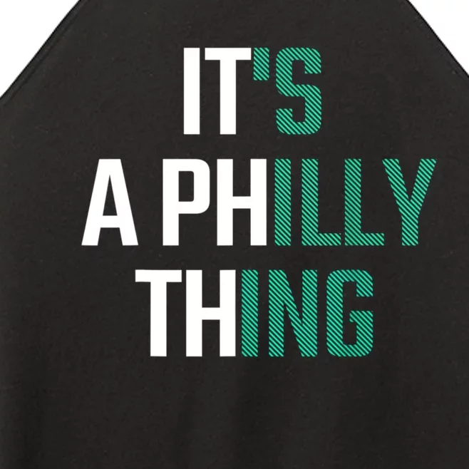 It's A Philly Thing Its A Philly Thing Philadelphia Football FLy Eagles Fly Women’s Perfect Tri Rocker Tank