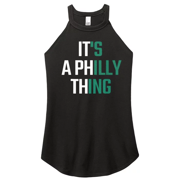 It's A Philly Thing Its A Philly Thing Philadelphia Football FLy Eagles Fly Women’s Perfect Tri Rocker Tank