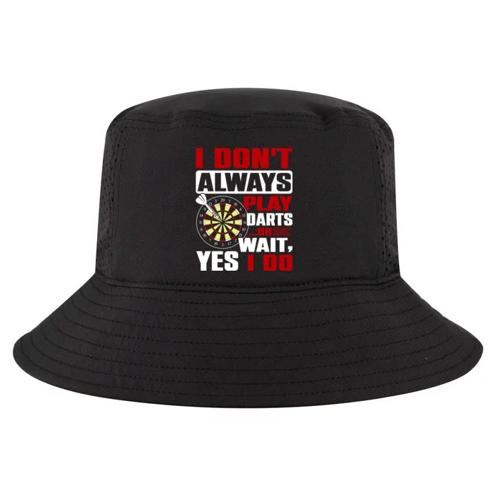 I Always Play Darts Funny Cool Comfort Performance Bucket Hat