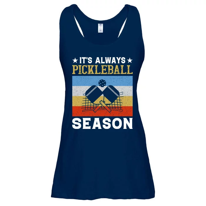 It's Always Pickleball Season Funny Pickleball Ladies Essential Flowy Tank