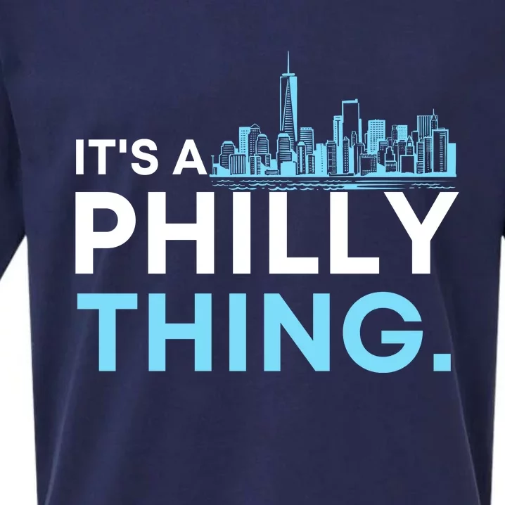 IT'S A PHILLY THING Sueded Cloud Jersey T-Shirt