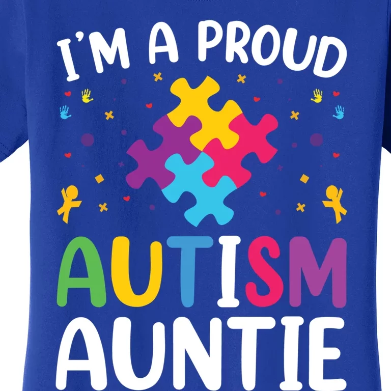 IM A Proud Autism Auntie Gift Women's T-Shirt