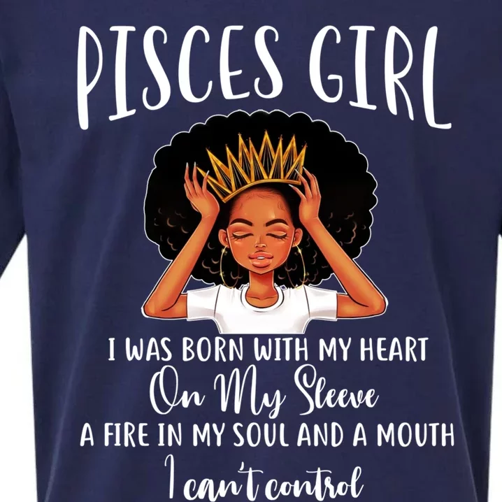 Im A Pisces Cute Gift Birthday Gift Gift Sueded Cloud Jersey T-Shirt