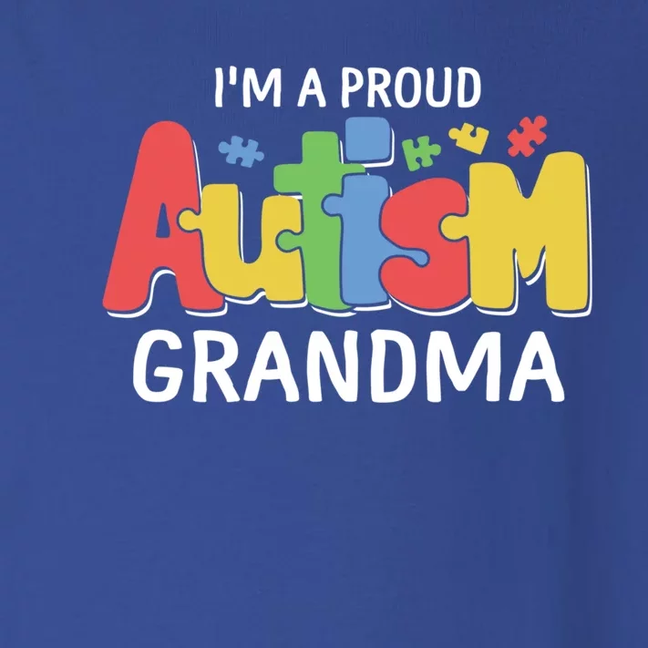 I'm A Proud Autism Grandma Awareness Gift Toddler Long Sleeve Shirt