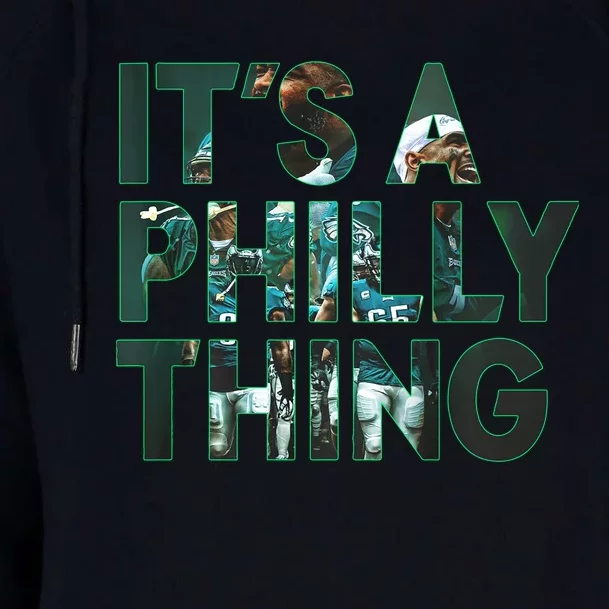 It's A Philly Thing Fan Womens Funnel Neck Pullover Hood