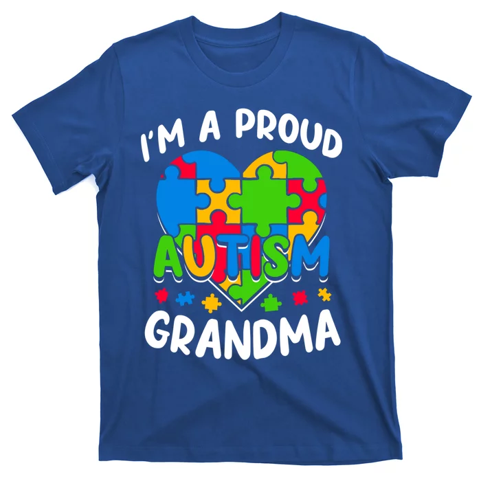 I'm A Proud Autism Grandma Awareness Cool Gift T-Shirt