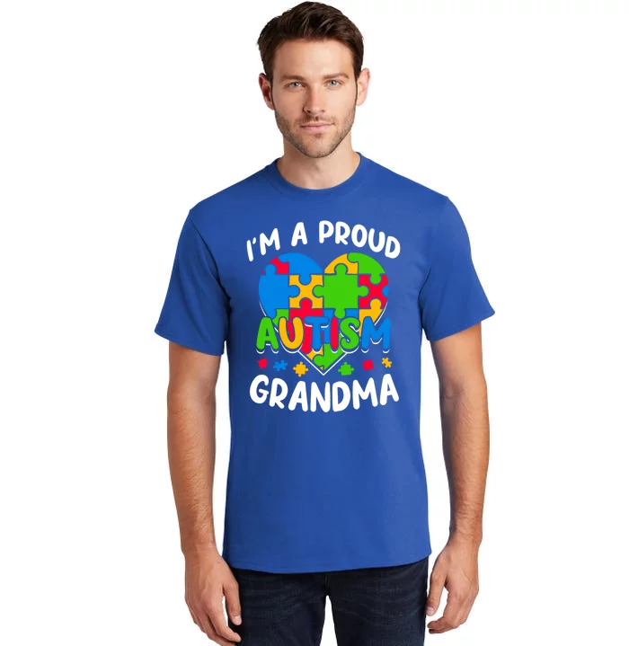 I'm A Proud Autism Grandma Awareness Cool Gift Tall T-Shirt