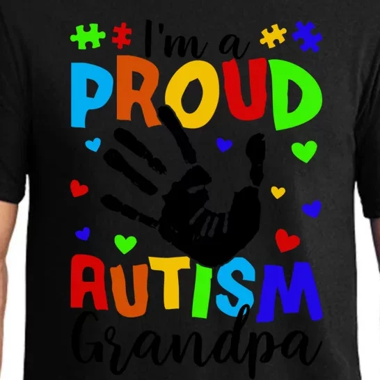 I'm A Proud Autism Grandpa Autism Awareness Great Gift Pajama Set