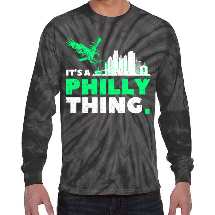 IT'S A PHILLY THING | Its A Philadelphia Thing Fan Tie-Dye Long Sleeve Shirt