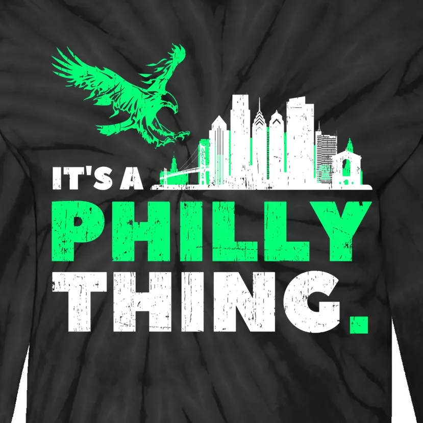 IT'S A PHILLY THING | Its A Philadelphia Thing Fan Tie-Dye Long Sleeve Shirt