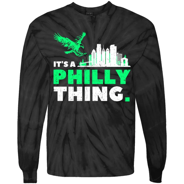 IT'S A PHILLY THING | Its A Philadelphia Thing Fan Tie-Dye Long Sleeve Shirt