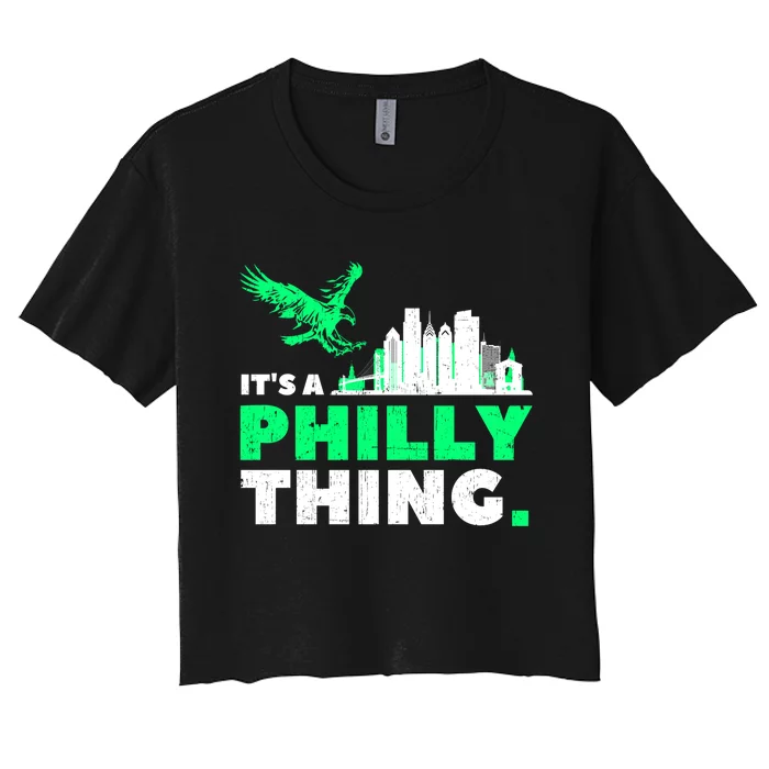 IT'S A PHILLY THING | Its A Philadelphia Thing Fan Women's Crop Top Tee