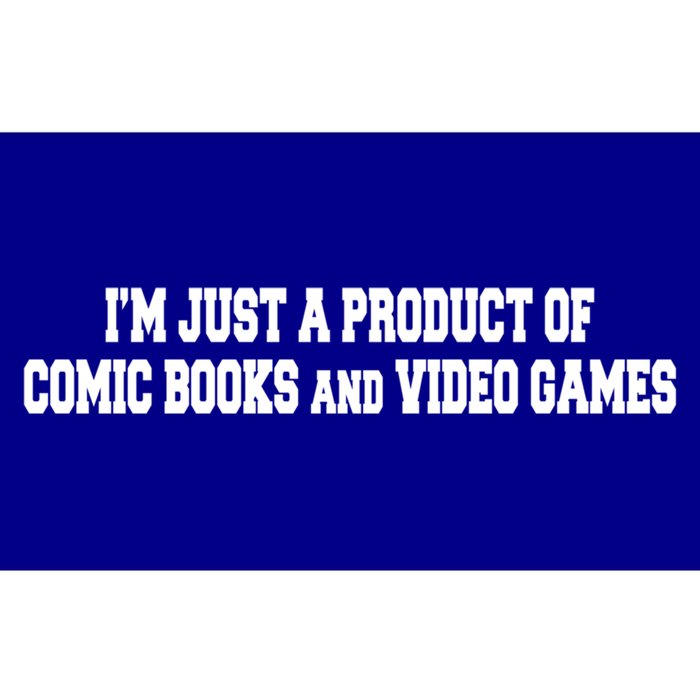 IM A Product Of Comics And Video Games Joke Humor Graphic Gift Bumper Sticker