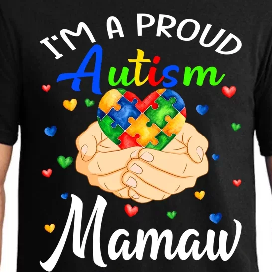 I'm A Proud Autism Mamaw Autism Awareness Autistic Gift Pajama Set