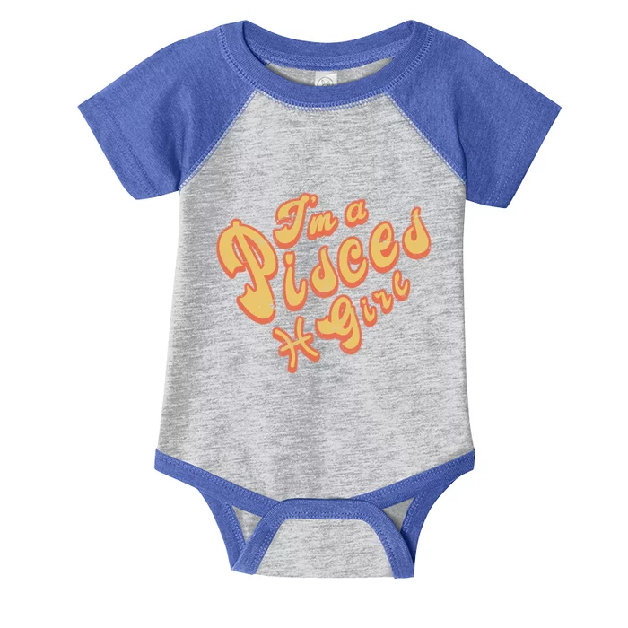 I’m A Pisces Retro Sign Of Pisces Astrology Gift Infant Baby Jersey Bodysuit