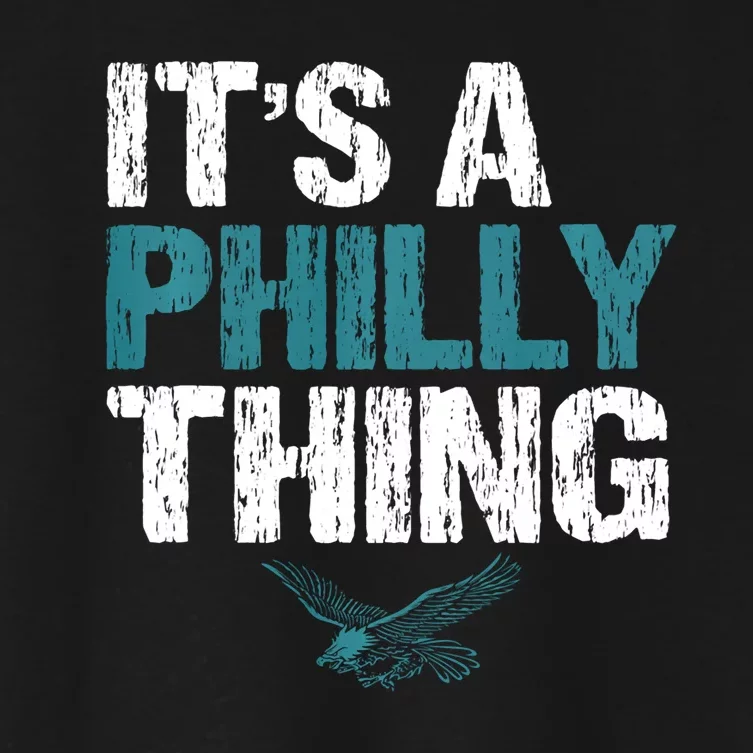 IT'S A PHILLY THING It's A Philadelphia Thing Women's Crop Top Tee