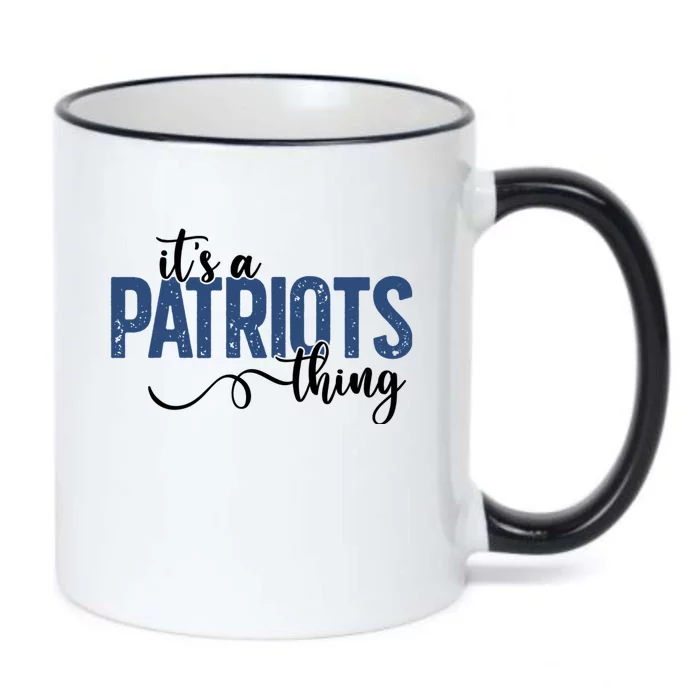 It’S A Patriots Thing Black Color Changing Mug