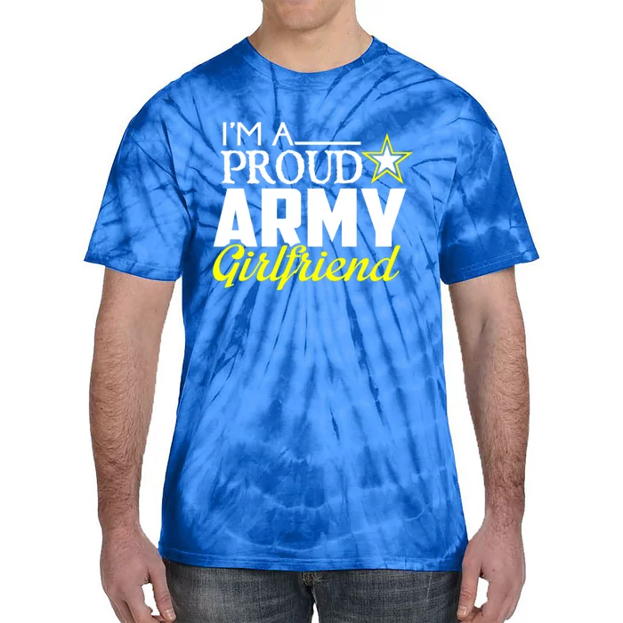 I'm A Proud Army Friend Design Military Friend Meaningful Gift Tie-Dye T-Shirt