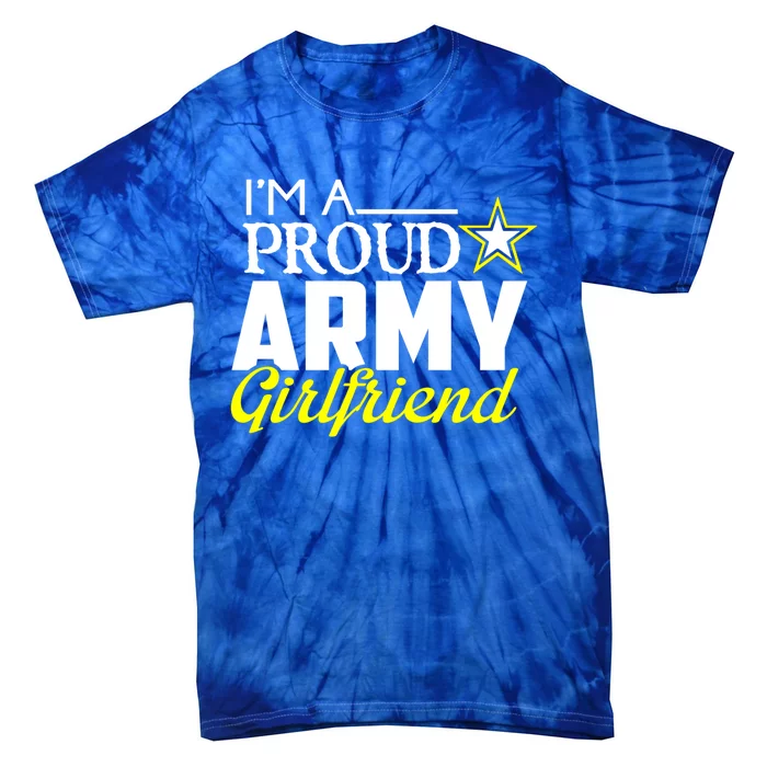 I'm A Proud Army Friend Design Military Friend Meaningful Gift Tie-Dye T-Shirt