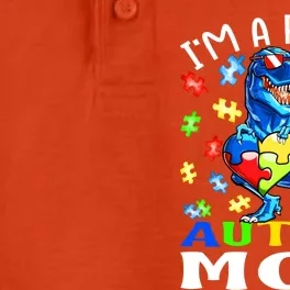 I'm A Proud Autism Mom Dinosaur Gift Dry Zone Grid Performance Polo