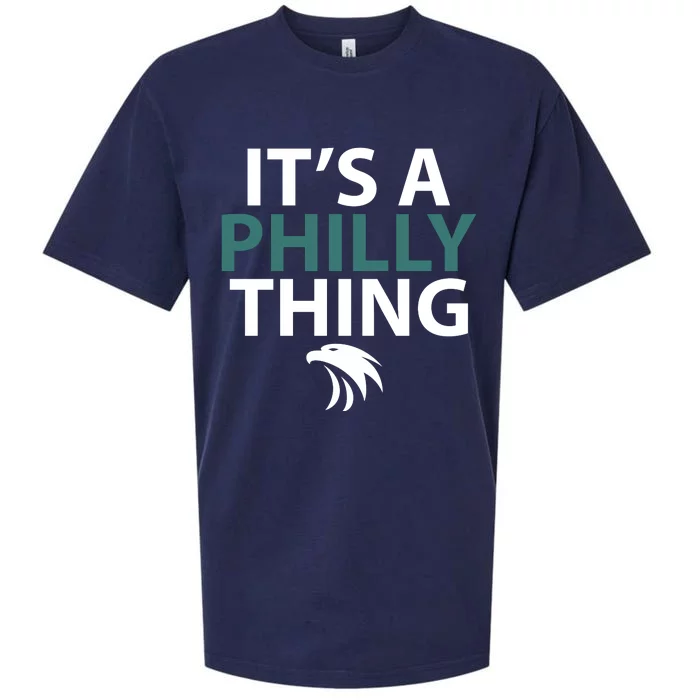 Its A Philly Thing Philadelphia Football Sueded Cloud Jersey T-Shirt