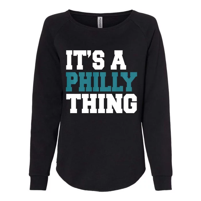 IT'S A PHILLY THING It's A Philadelphia Thing Trendy Womens California Wash Sweatshirt