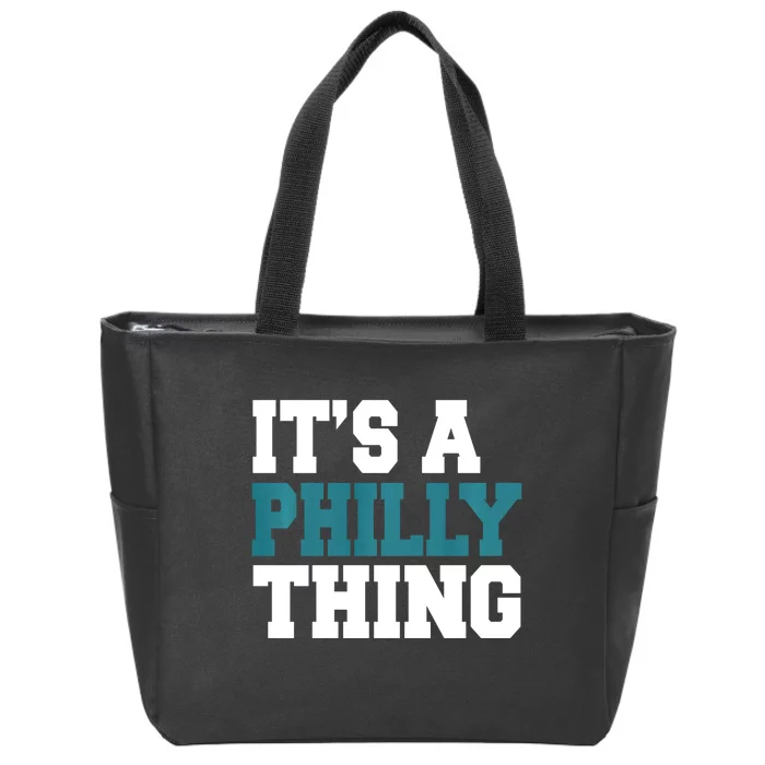 IT'S A PHILLY THING It's A Philadelphia Thing Trendy Zip Tote Bag