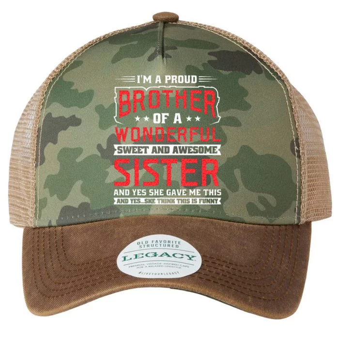 Im A Proud Brother Legacy Tie Dye Trucker Hat