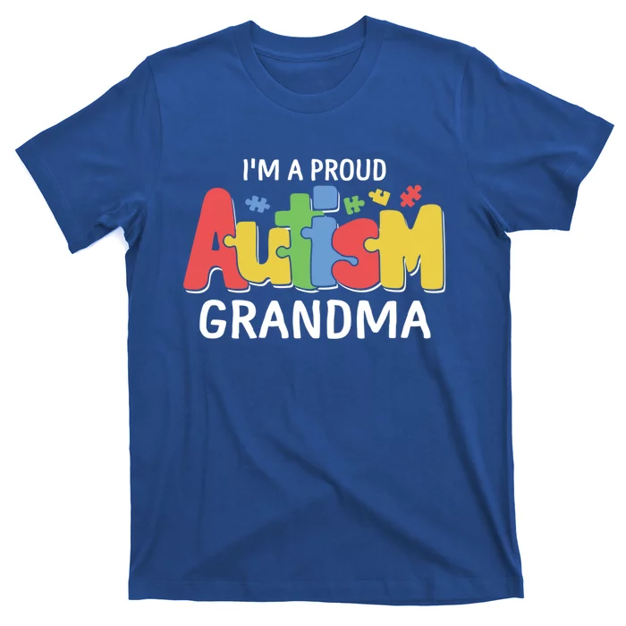 I'm A Proud Autism Grandma Awareness Gift T-Shirt