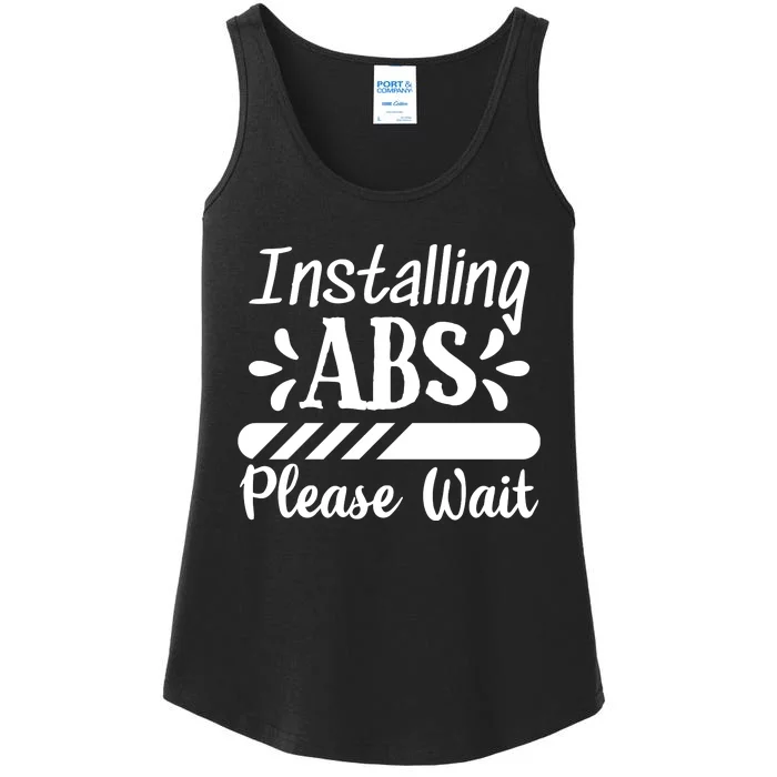 Installing Abs Please Wait | Workout Ladies Essential Tank