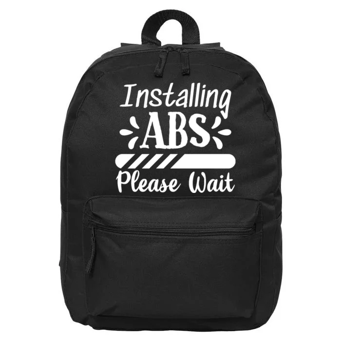 Installing Abs Please Wait | Workout 16 in Basic Backpack