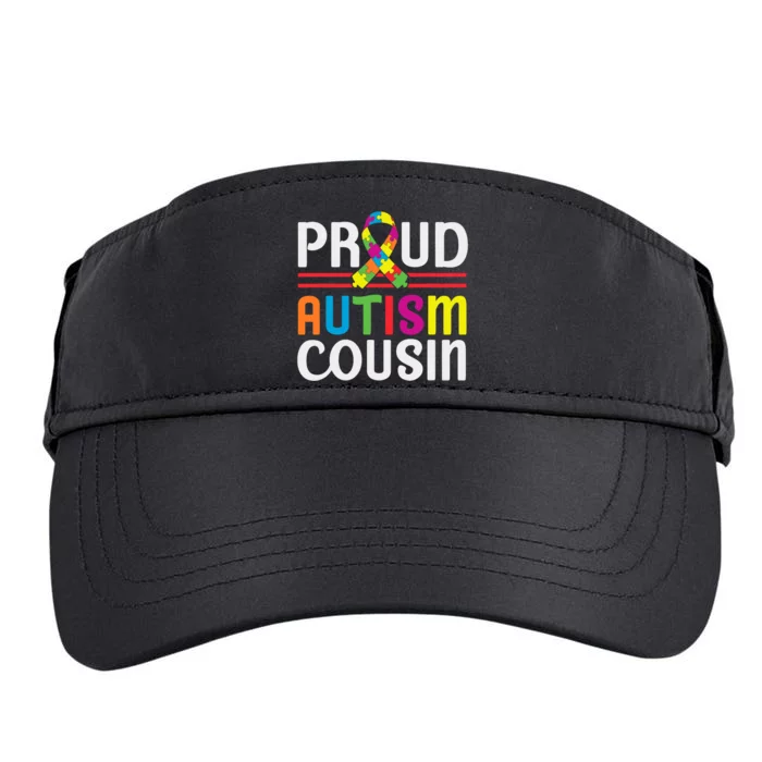 IM A Proud Autism Cousin Autism Awareness Adult Drive Performance Visor