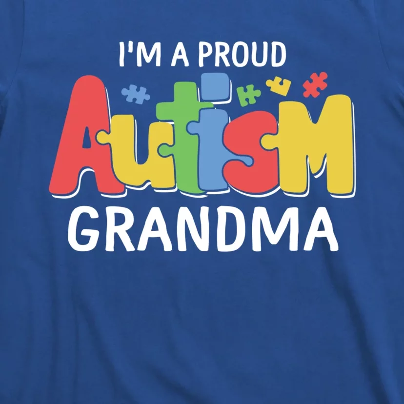 I'm A Proud Autism Grandma Awareness Gift T-Shirt