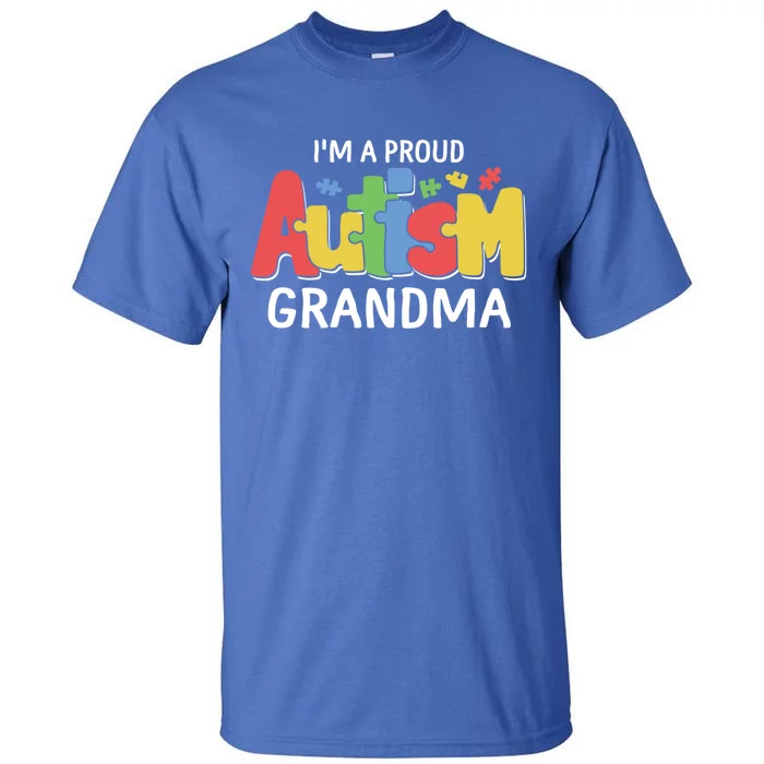 I'm A Proud Autism Grandma Awareness Gift Tall T-Shirt